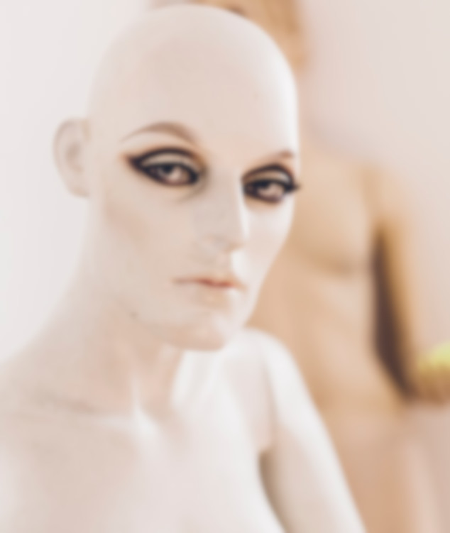 Un mannequin dans un salon cybernétique en Allemagne