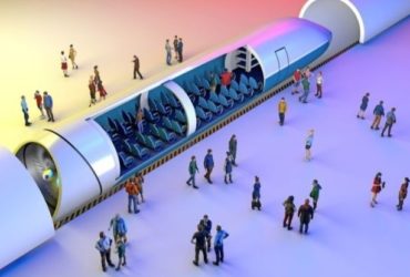Une representation de l'hyperloop.