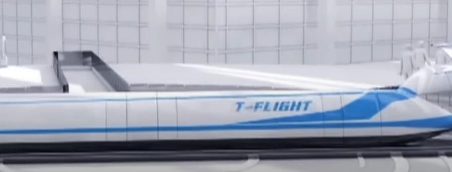 L’Hyperloop T-Flight de la Chine.