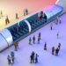 Une representation de l'hyperloop.